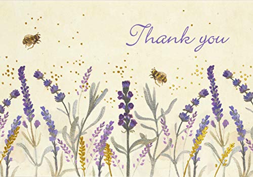 Lavender & Honey Thank You Notes (Stationery, Note Cards, Boxed Cards)