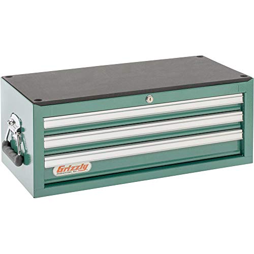 Grizzly Industrial H0837-3-Drawer Middle Tool Chest with Ball Bearing Slides