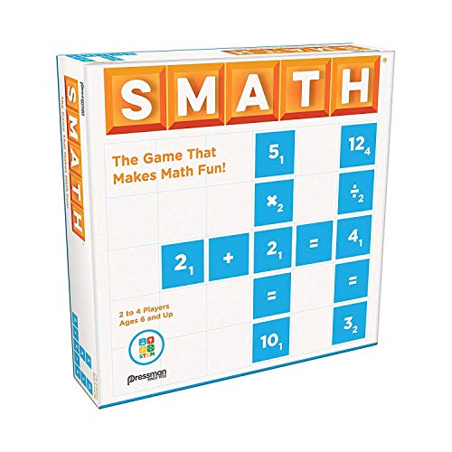 Pressman SMATH – The Game That Makes Math Fun! Multicolor, 5″