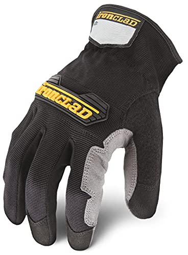 Ironclad mens Work Multipurpose Gloves, Grey, Large Pack of 1 US