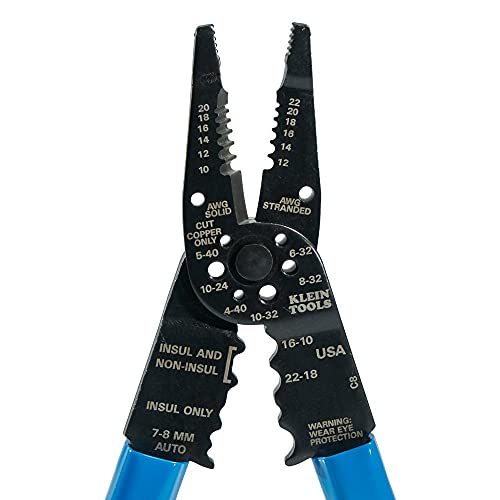 Klein Tools 1010 Multi Tool Long Nose Wire Cutter, Wire Crimper, Stripper and Bolt Cutter Multi-Purpose Electrician Tool, 8-Inch Long | The Storepaperoomates Retail Market - Fast Affordable Shopping