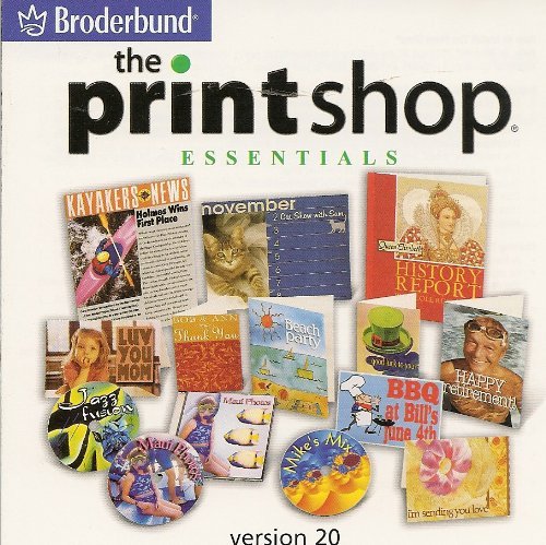 The Printshop Essentials version 20 (Scholastic Book Club version)