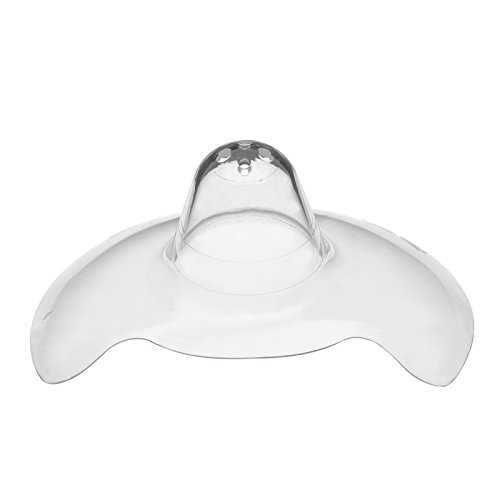 Medela Contact Nipple Shield, 24mm Medium, Nippleshield for Breastfeeding with Latch Difficulties or Flat or Inverted Nipples, Made Without BPA