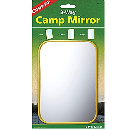 Coghlan’s 3-Way Camp Mirror , Yellow