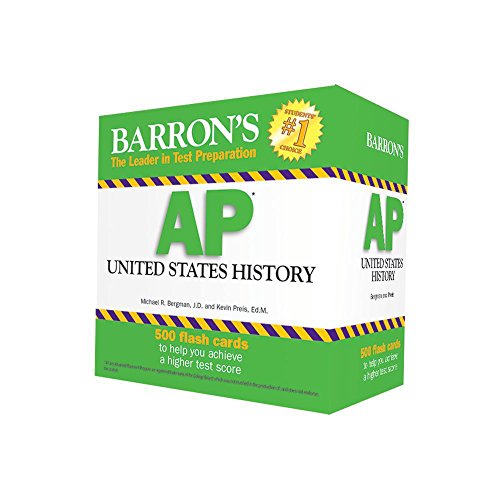 Barron’s AP US History Flash Cards, 3rd Edition