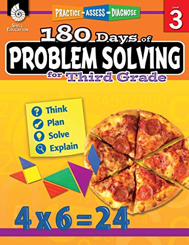 180 Days of Problem Solving for Third Grade – Build Math Fluency with this 3rd Grade Math Workbook (180 Days of Practice)