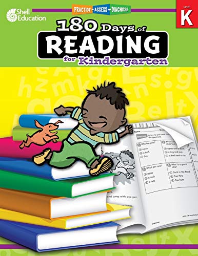180 Days of Reading: Grade K – Daily Reading Workbook for Classroom and Home, Sight Word and Phonics Practice, Kindergarten School Level Activities Created by Teachers to Master Challenging Concepts
