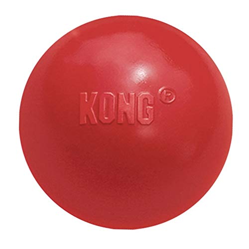 KONG – Ball with Hole – Durable Rubber, Fetch Toy – for Small Dogs