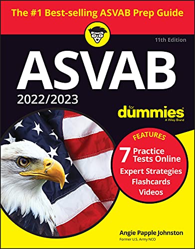 2022 / 2023 ASVAB For Dummies: Book + 7 Practice Tests Online + Flashcards + Video | The Storepaperoomates Retail Market - Fast Affordable Shopping