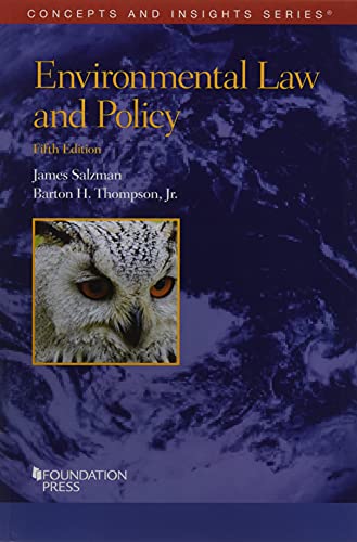 Environmental Law and Policy (Concepts and Insights)