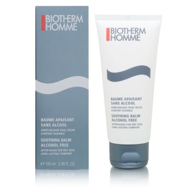 Biotherm Homme Soothing Balm Alcohol Free After Shave Balm for Men, Dry Skin, 3.38 Ounce