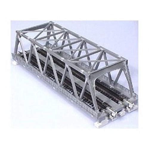 Kato USA, Inc. N 248mm 9-3/4″ Double Track Truss Bridge, Silver, KAT20437