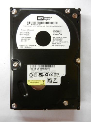 Western Digital 250GB SATA II 7200RPM Bulk/OEM Hard Drive WD2500JS