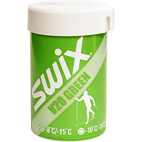 Swix V20 Green Ski/Snowboard Hardwax -8/-15C, 43g