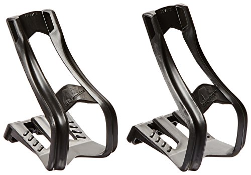 Zefal MTB Bicycle Toe Clips with Straps (Large/X-Large), Black