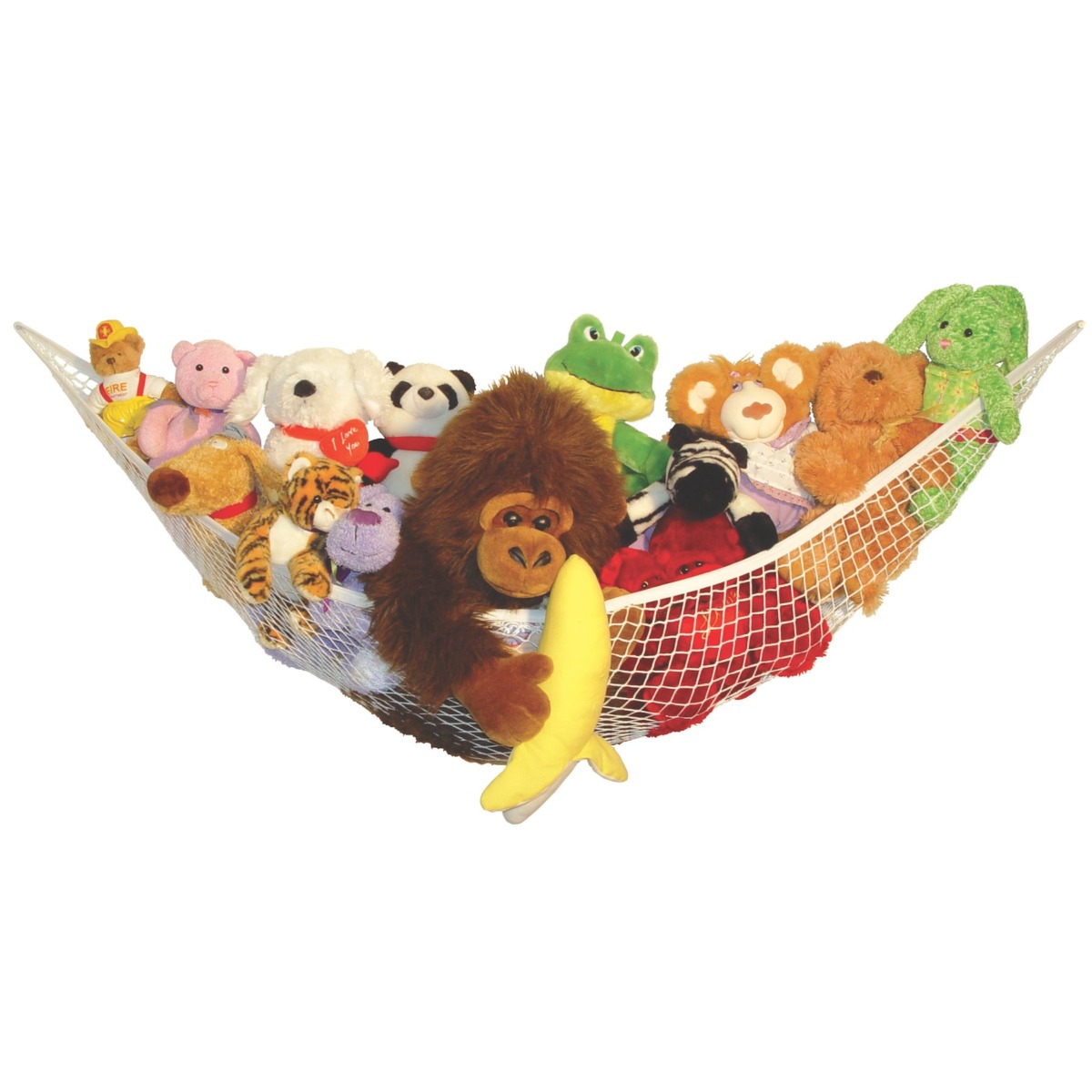 Baby Buddy Up and Away Kids Stuffed Animal Hammock Storage Organizer, Organizers and Storage for Baby Items, Display and Organize Children’s Stuffed Animals, Stretches Up to 5 Feet, White, Pack of 1 | The Storepaperoomates Retail Market - Fast Affordable Shopping