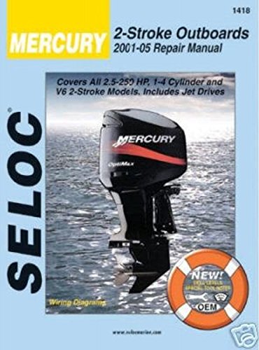 Mercury Engine Repair and Maintenance Manual, All 2 Stroke Engines, 2001 to 2009