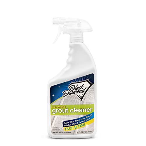 Ultimate Grout Cleaner for Tile Floors Blasts Away Years of Dirt and Grime Making Cleaning Easy. This Heavy Duty Spray Cleaning Solution Produces Amazing results, and it is Safe for Colored Grout and Natural Stone. (1 Quart)