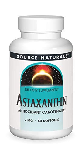 SOURCE NATURALS Astaxanthin 2 Mg Soft Gel, 60 Count