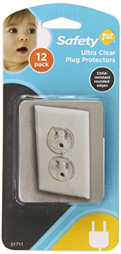 Safety 1st 12 Pack Ultra Clear Outlet Plugs