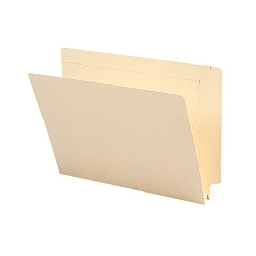 Smead End Tab File Folder, Reinforced Straight-Cut Tab, 1-1/2″ Expansion, Letter Size, Manila, 50 per Box (24275)