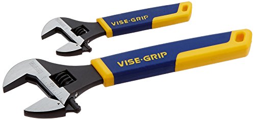 IRWIN VISE-GRIP Adjustable Wrench Set, SAE, 6-Inch & 10-Inch, 2-Piece (2078700) , Blue
