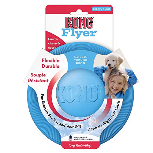 KONG – Puppy Flyer – Teething Rubber, Flying Disc Dog Toy (Assorted Colors) – for Small Puppies | The Storepaperoomates Retail Market - Fast Affordable Shopping