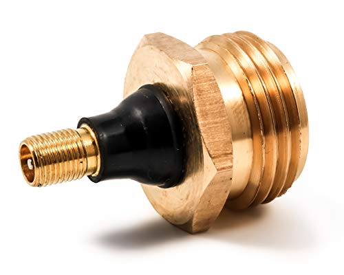Camco RV Brass Blow Out Plug | Helps Clear Your RV’s Water Lines During Winterization and Dewinterization (36153)