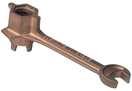 Justrite 08805 Brass Alloy Drum Bung Wrench