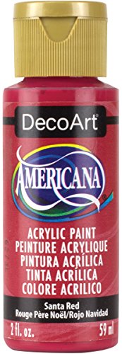 DecoArt Americana Acrylic Paint, 2-Ounce, Santa Red
