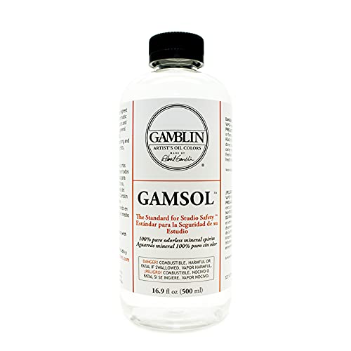 Gamblin Gamsol Oil Color, 16.9 Fl Oz (Pack of 1), Clear, 16 | The Storepaperoomates Retail Market - Fast Affordable Shopping
