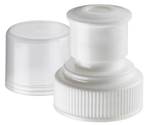Platypus Push-Pull Cap for Platy Reservoirs and Bottles, 2-Pack , White, 1.2″ x 1.2″