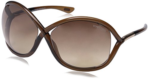 Tom Ford Women’s FT0009 Sunglasses, Brown