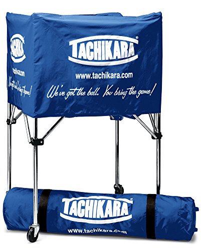 Tachikara Collapsible Ball Cart with Nylon Carry Bag, Royal