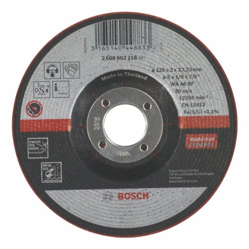 Bosch 2608602218 (2 608 602 218) Semi-flexible Grinding Disc Wa 46 Bf, 125 Mm, 22,23 Mm, 3,0 mm