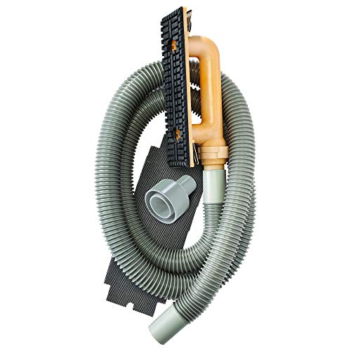 Hyde Tools 09165 Drywall Hand 6-Foot Hose Dust-Free Vacuum Sander, 6′