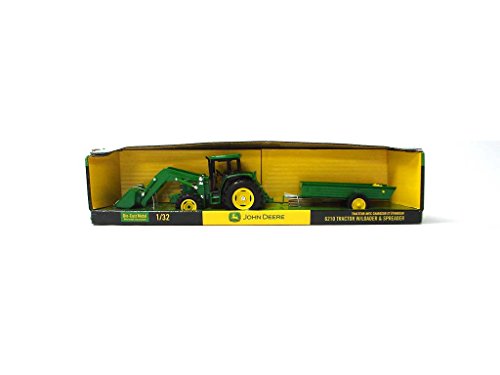 ERTL John Deere 6210 Tractor With Loader And Manure Spreader (1:32 Scale) | The Storepaperoomates Retail Market - Fast Affordable Shopping