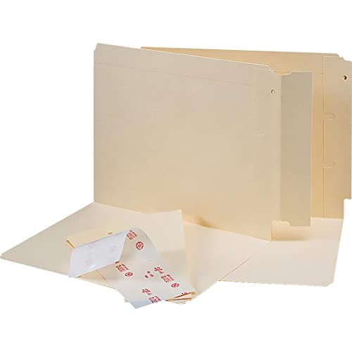Smead Folder End Tab Converter, Reinforced 8″ High Tab, Letter/Legal, Manila, 500 per Box (68080)