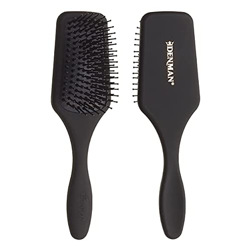 Denman D84 Small Paddle Cushion Hair Brush for Blow-Drying & Detangling – Comfortable Styling, Straightening & Smoothing