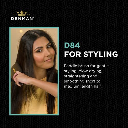 Denman D84 Small Paddle Cushion Hair Brush for Blow-Drying & Detangling – Comfortable Styling, Straightening & Smoothing | The Storepaperoomates Retail Market - Fast Affordable Shopping
