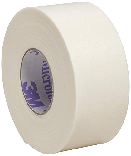 3M Microfoam Surgical Tape 1 inch x 5-1/2 yard (stretched) (2,5cm x 5m (stretched)) Elastic foam, hypoallergenic surgical tape Model #1528-1