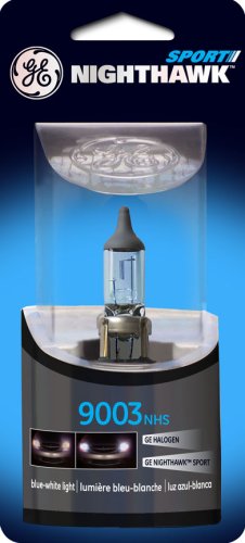 GE NIGHTHAWK SPORT 9003 Halogen Replacement Headlight Bulb, (1 Pack)