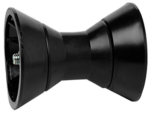 Tie Down 86405 Hull Sav’r Black 3″ PVC Roller Assembly with End Bells
