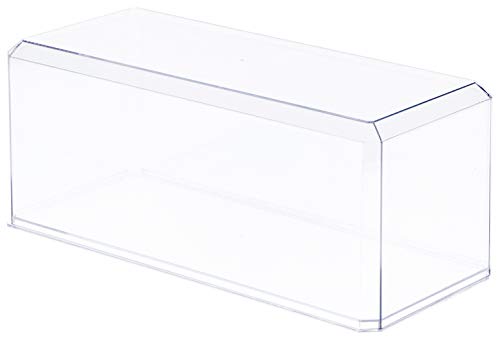 Pioneer Plastics 355C Clear Acrylic Display Case for 1:18 Scale Cars, 13″ W x 5.5″ D x 5″ H (Mailer Box)