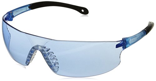 Radians Light Blue Safety Glasses, Scratch-Resistant, Wraparound