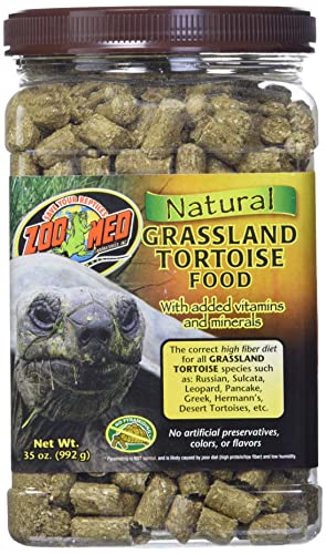 Zoo Med Natural Tortoise Food, 35-Ounce, Grassland