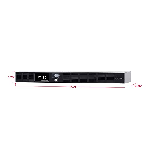 CyberPower OR500LCDRM1U Smart App LCD UPS, 500VA/300W, 6 Outlets, AVR, 1U Rackmount | The Storepaperoomates Retail Market - Fast Affordable Shopping