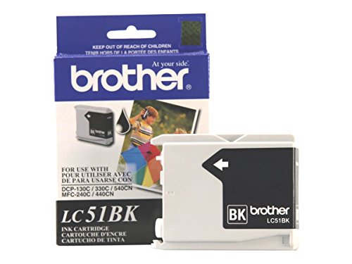 Brother Innobella LC51BK -Ink Cartridge, 500 Page Yield, Black | The Storepaperoomates Retail Market - Fast Affordable Shopping