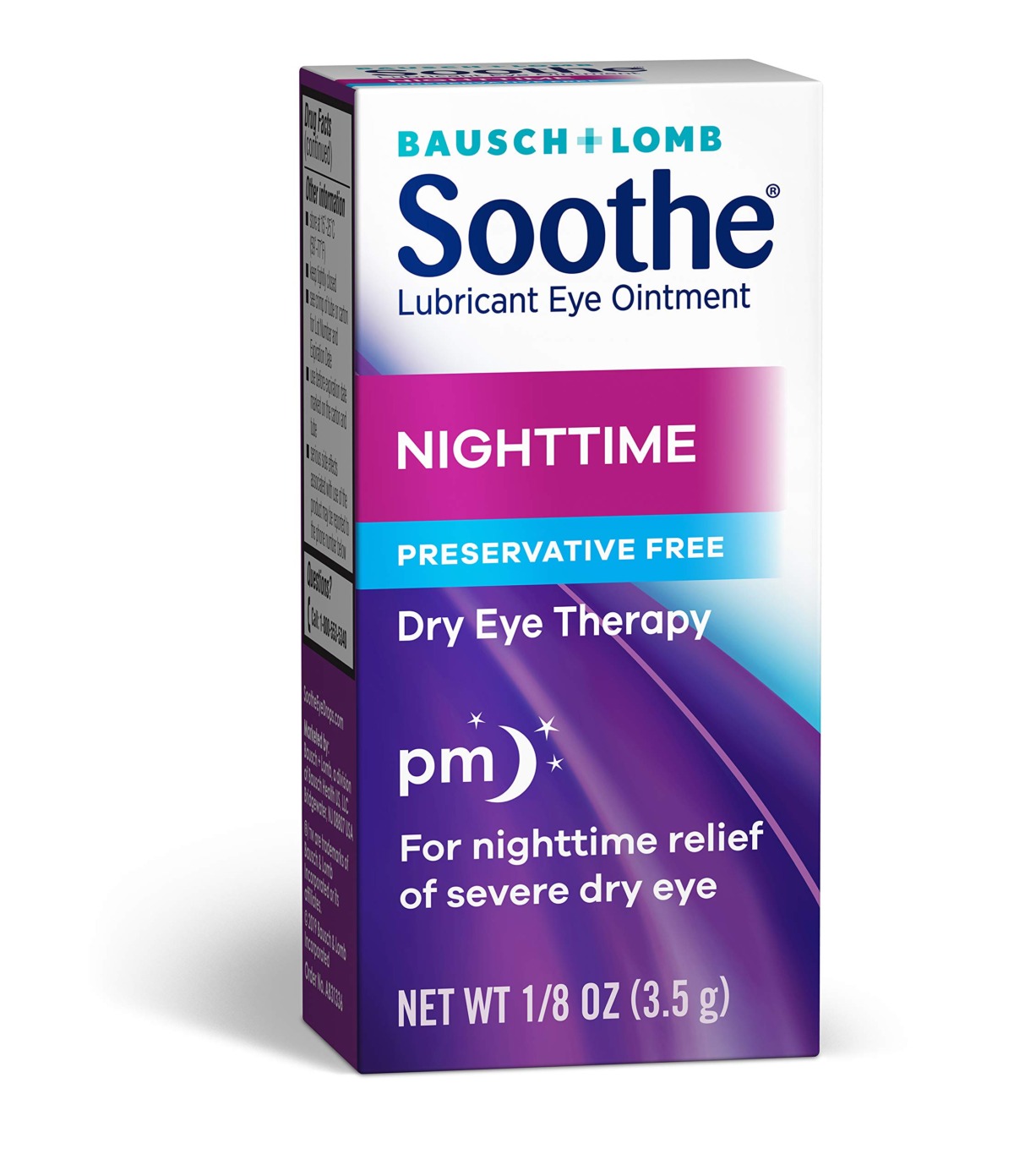 Bausch + Lomb Soothe Lubricant Nighttime Dry Eye Ointment, 0.12 Ounce (Pack of 1) | The Storepaperoomates Retail Market - Fast Affordable Shopping