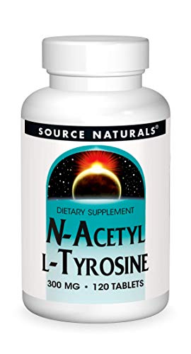 Source Naturals N-Acetyl L-Tyrosine Dietary Supplement – 120 Tablets